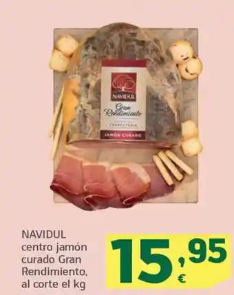 HiperDino NAVIDUL centro jamón curado Gran Rendimiento oferta