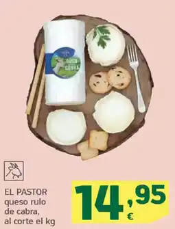 HiperDino EL PASTOR queso rulo de cabra, oferta