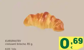 HiperDino Europastry croissant brioche oferta