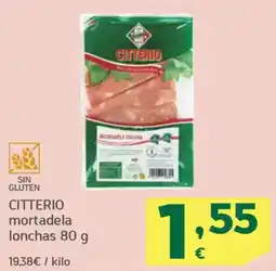 HiperDino CITTERIO mortadela lonchas oferta