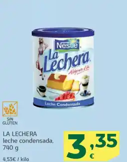 HiperDino LA LECHERA leche condensada oferta