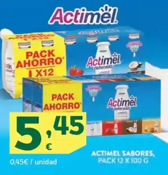 HiperDino ACTIMEL Sabores oferta