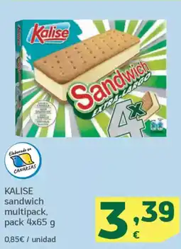 HiperDino KALISE sandwich multipack oferta