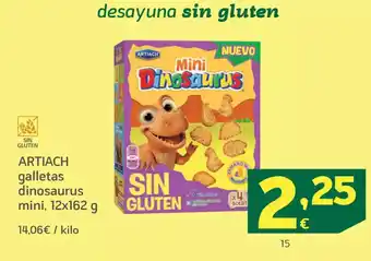 HiperDino ARTIACH galletas dinosaurus mini oferta