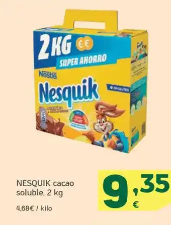 HiperDino NESQUIK cacao soluble oferta