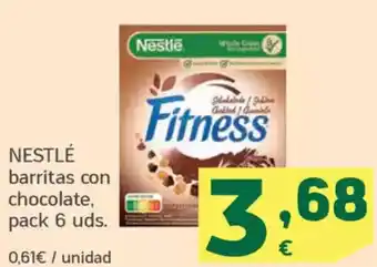 HiperDino NESTLÉ barritas con chocolate oferta