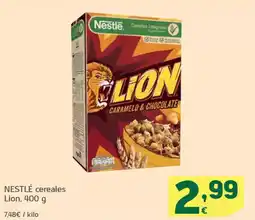 HiperDino NESTLÉ cereales Lion oferta