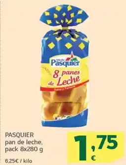 HiperDino PASQUIER pan de leche oferta