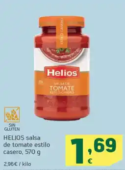 HiperDino HELIOS salsa de tomate estilo casero oferta