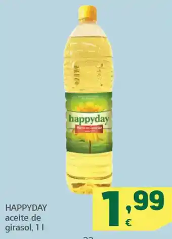 HiperDino HAPPYDAY aceite de girasol oferta