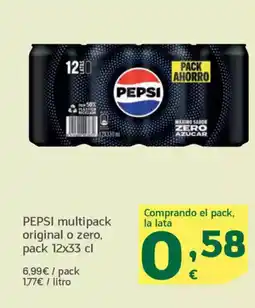 HiperDino PEPSI multipack original o zero oferta