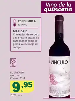 HiperDino EL VÍNCULO vino tinto Crianza oferta