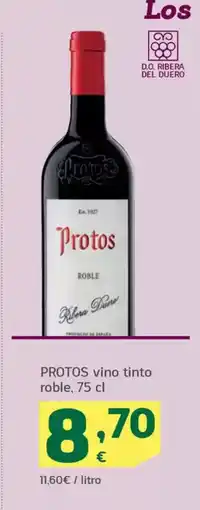 HiperDino PROTOS vino tinto roble oferta