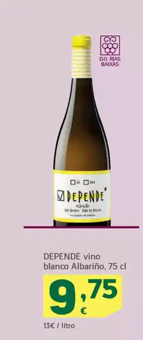 HiperDino DEPENDE vino blanco Albariño oferta