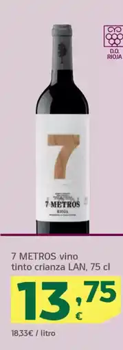 HiperDino 7 METROS vino tinto crianza LAN oferta