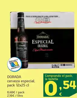 HiperDino DORADA cerveza especial oferta