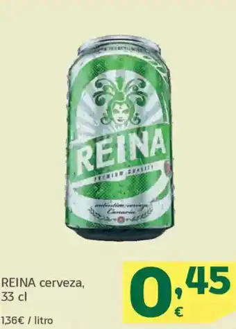 HiperDino REINA cerveza oferta