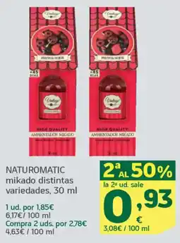 HiperDino NATUROMATIC mikado distintas variedades oferta