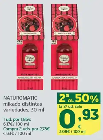 HiperDino NATUROMATIC mikado distintas variedades oferta