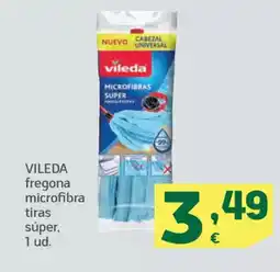 HiperDino VILEDA fregona microfibra tiras oferta