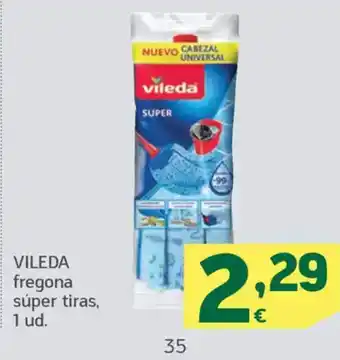 HiperDino VILEDA fregona súper tiras oferta