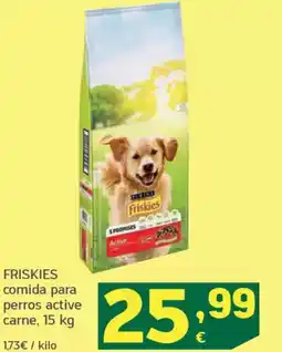 HiperDino FRISKIES comida para perros active carne oferta