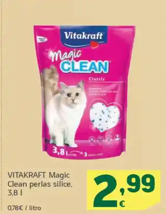 HiperDino VITAKRAFT Magic Clean perlas silice oferta