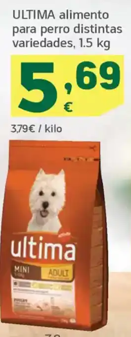 HiperDino ULTIMA alimento para perro distintas variedades oferta