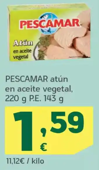 HiperDino PESCAMAR atún en aceite vegetal oferta