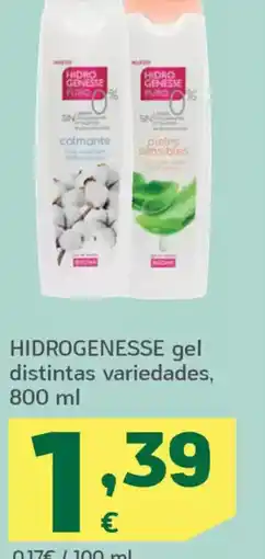 HiperDino HIDROGENESSE gel distintas variedades oferta