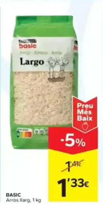 Caprabo BASIC Arròs llarg oferta