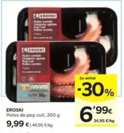 Caprabo EROSKI Potes de pop cuit oferta