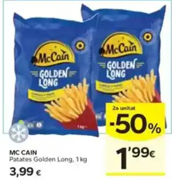 Caprabo MC CAIN Patates Golden Long oferta