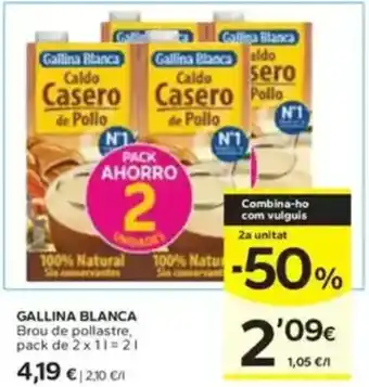 Caprabo GALLINA BLANCA Brou de pollastre oferta