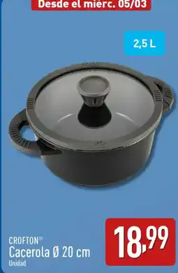 ALDI CROFTON® Cacerola Ø 20 cm oferta