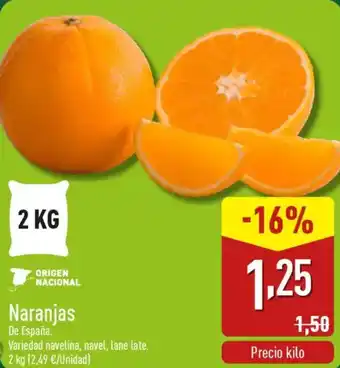 ALDI Naranjas oferta
