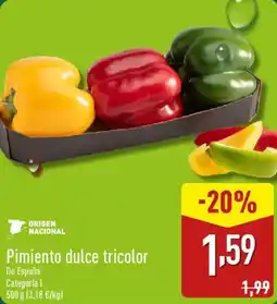 ALDI Pimiento dulce tricolor oferta