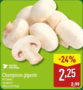 ALDI Champinon gigante oferta