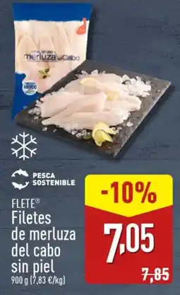 ALDI FLETE® Filetes de merluza del cabo sin piel oferta