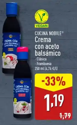 ALDI CUCINA NOBILE® Crema con aceto balsámico oferta