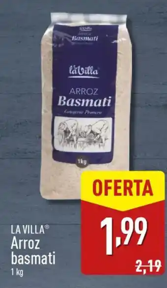 ALDI LA VILLAⓇ Arroz basmati oferta