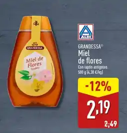 ALDI GRANDESSAⓇ Miel de flores oferta