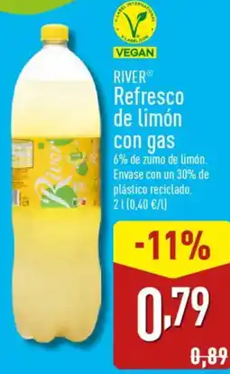 ALDI RIVER® Refresco de limón con gas oferta