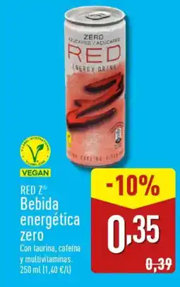 ALDI RED Z® Bebida energética zero oferta