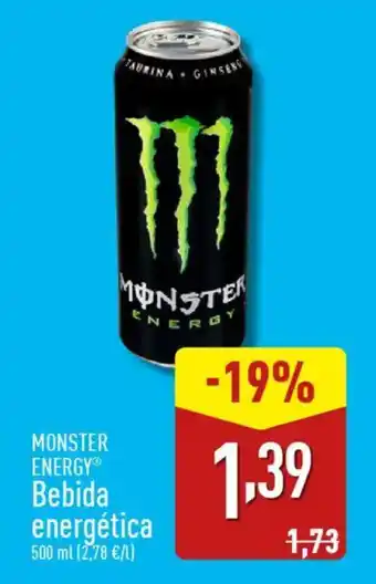 ALDI MONSTER ENERGYⓇ Bebida energética oferta