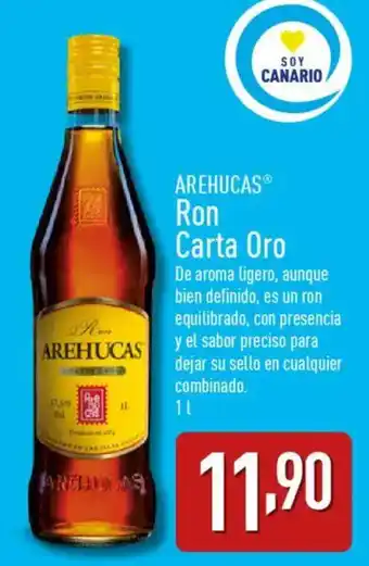 ALDI AREHUCAS® Ron Carta Oro oferta