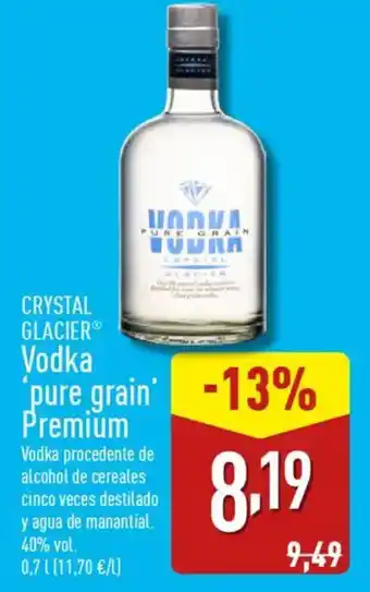 ALDI CRYSTAL GLACIER® Vodka pure grain Premium oferta