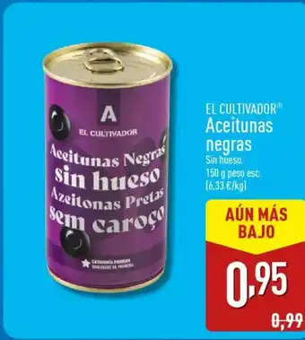 ALDI EL CULTIVADOR® Aceitunas negras oferta