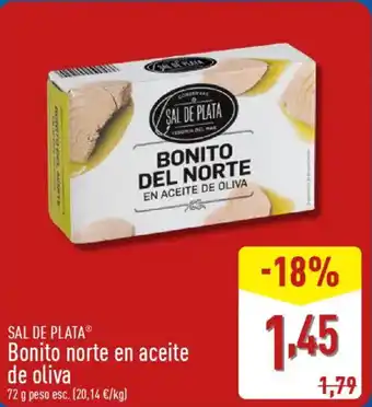 ALDI SAL DE PLATAⓇ Bonito norte en aceite de oliva oferta