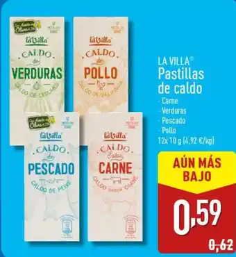 ALDI LA VILLAⓇ Pastillas de caldo oferta